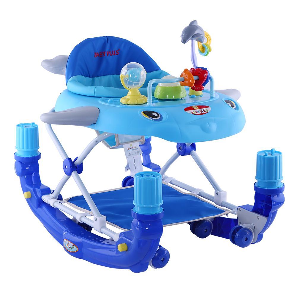 blue baby walker