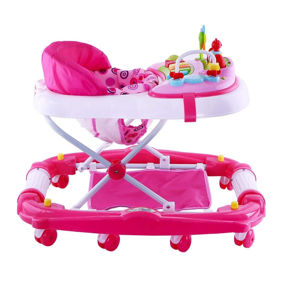 pink baby walker