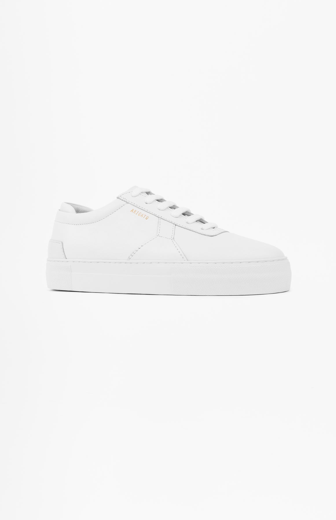 platform sneakers white leather