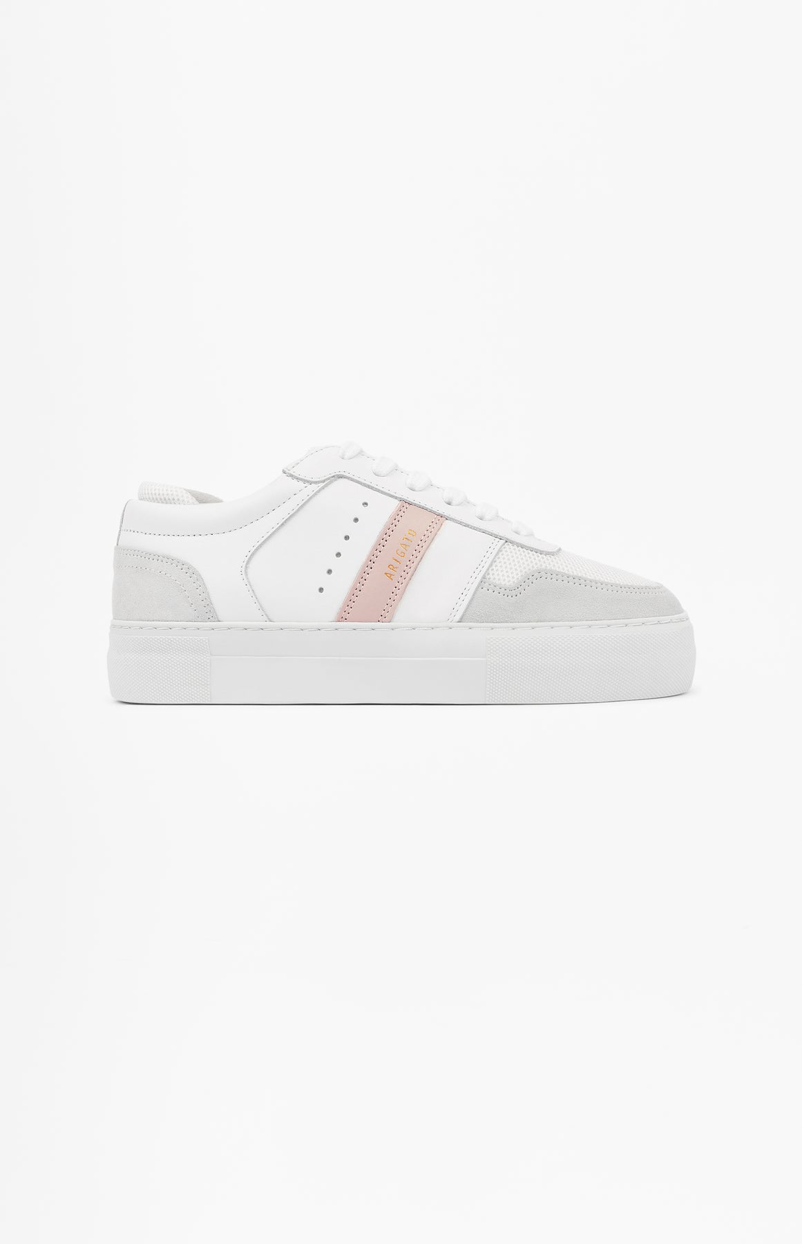 Platform Sneaker - White Leather – Axel 