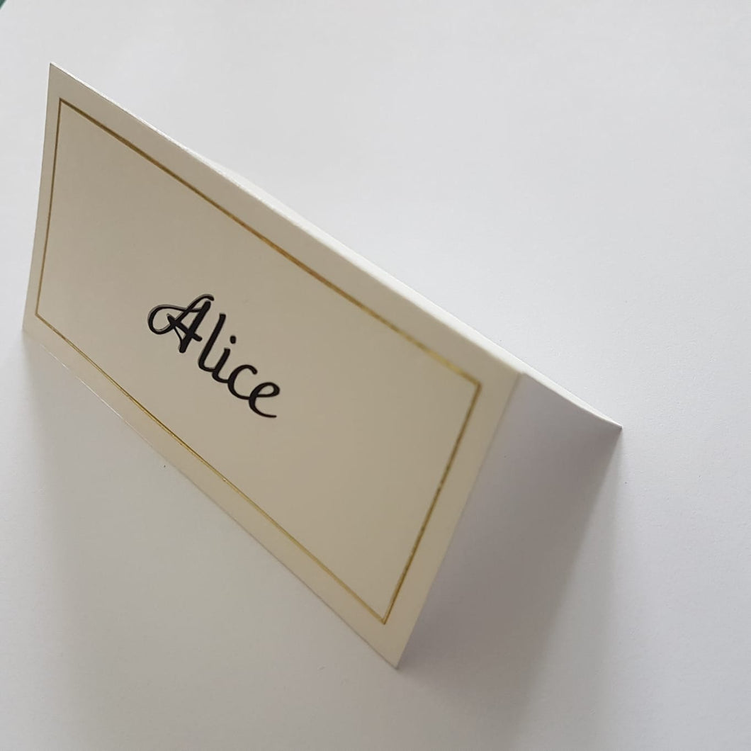 foldable place cards