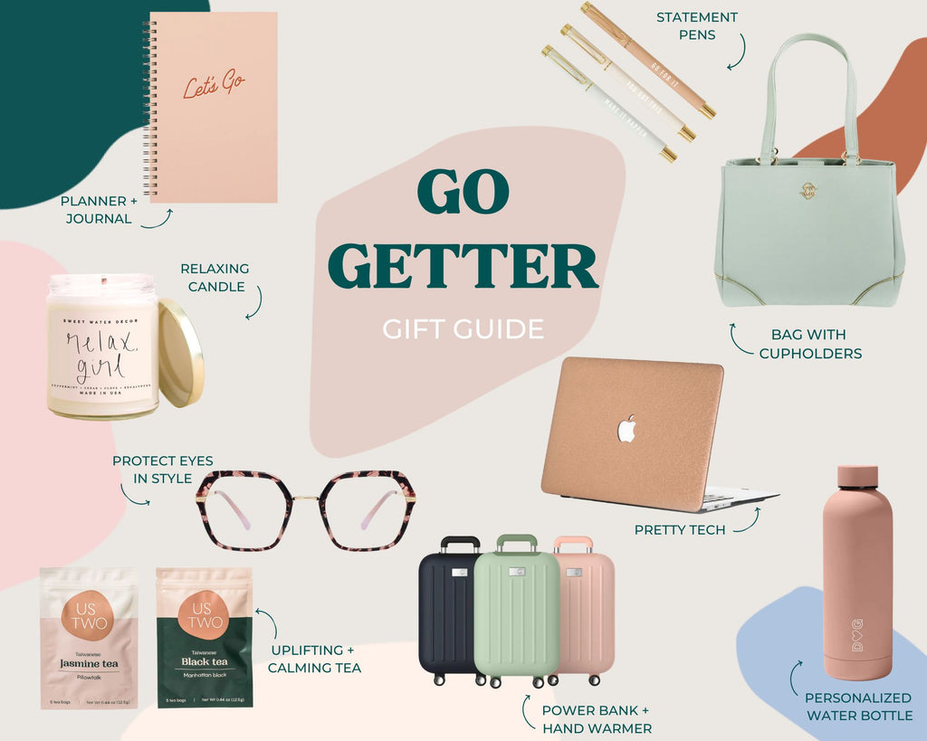 Go Getter Girl Boss Holiday Gift Guide Ideas for women gifts 