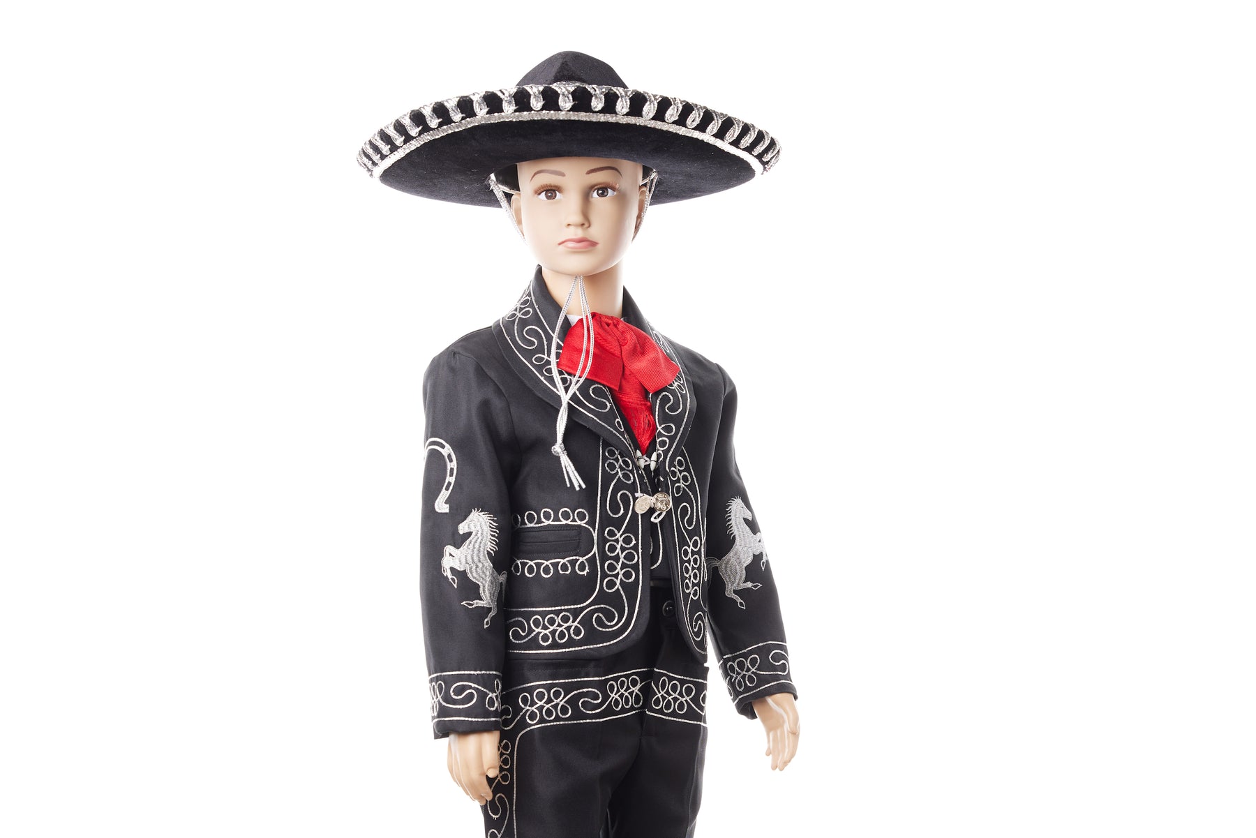 Mexican Charro Boys Outfit (5 pcs) Handmade in Mexico. Traje charro  Mexicano para Nino (5pzas) hecho a mano. 