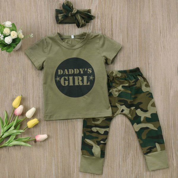 baby girl camo pants