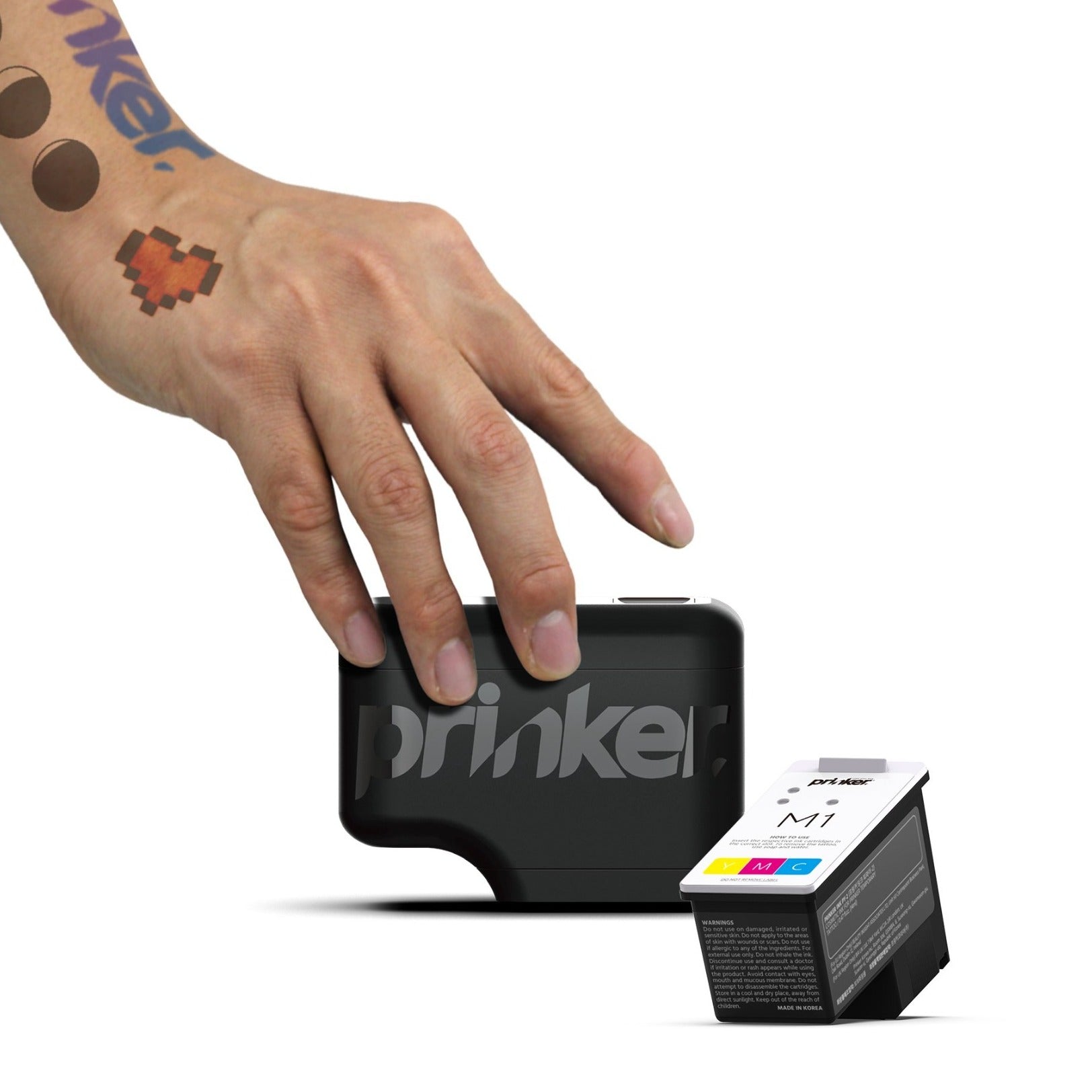 Introducing the Ultra Portable Prinker M Digital Temporary Tattoos with  One Stroke