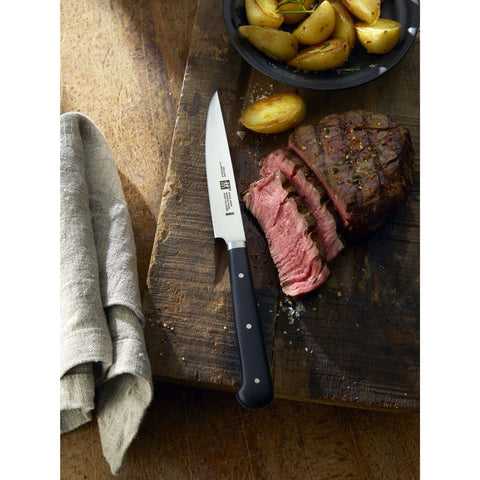 ZWILLING Steak Knives in Leather Pouch, Stainless Steel & Wood on Food52