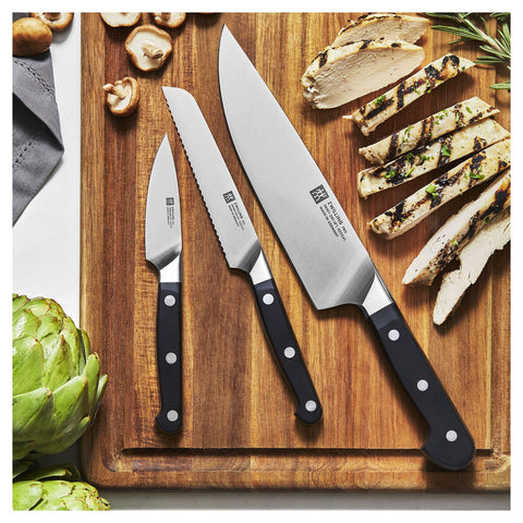 Messermeister Folding Steak Knife Set in Leather Roll