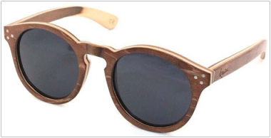 Two Tone Wooden Sunglasses