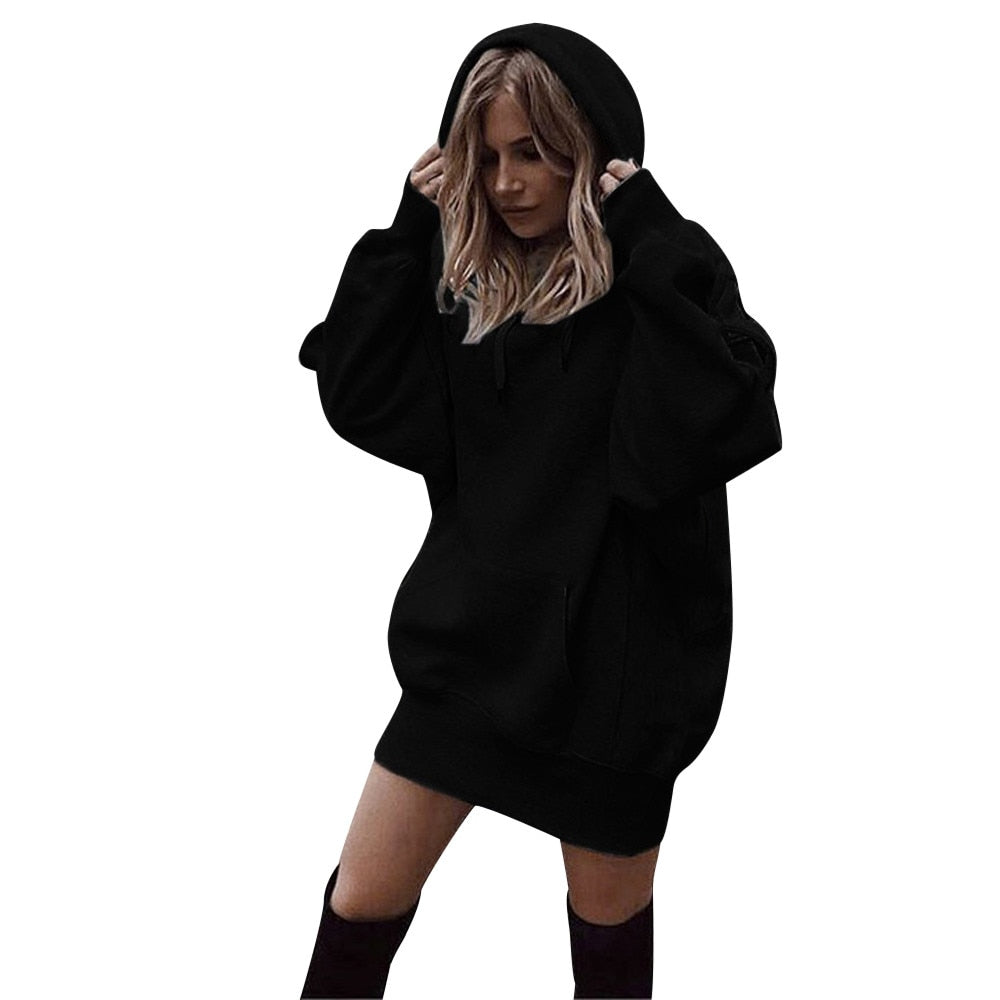 long oversized hoodie