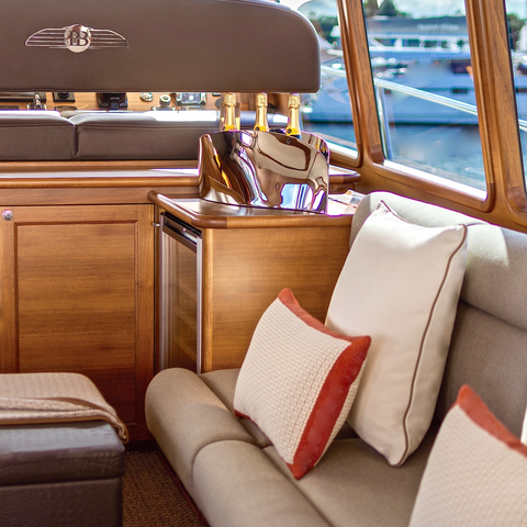Palm Beach Motor Yachts Interior Design by Boat Style