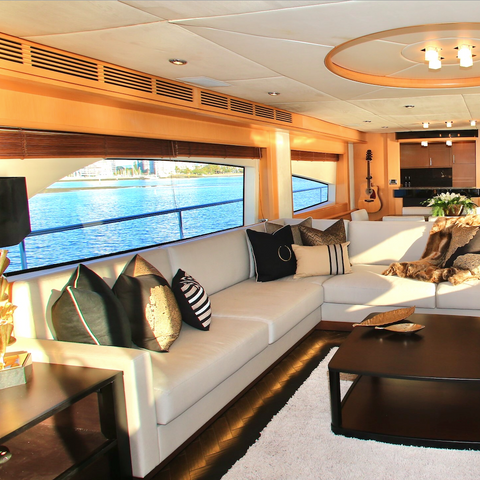 Royal Dennison Yacht Refit in Gold & Black