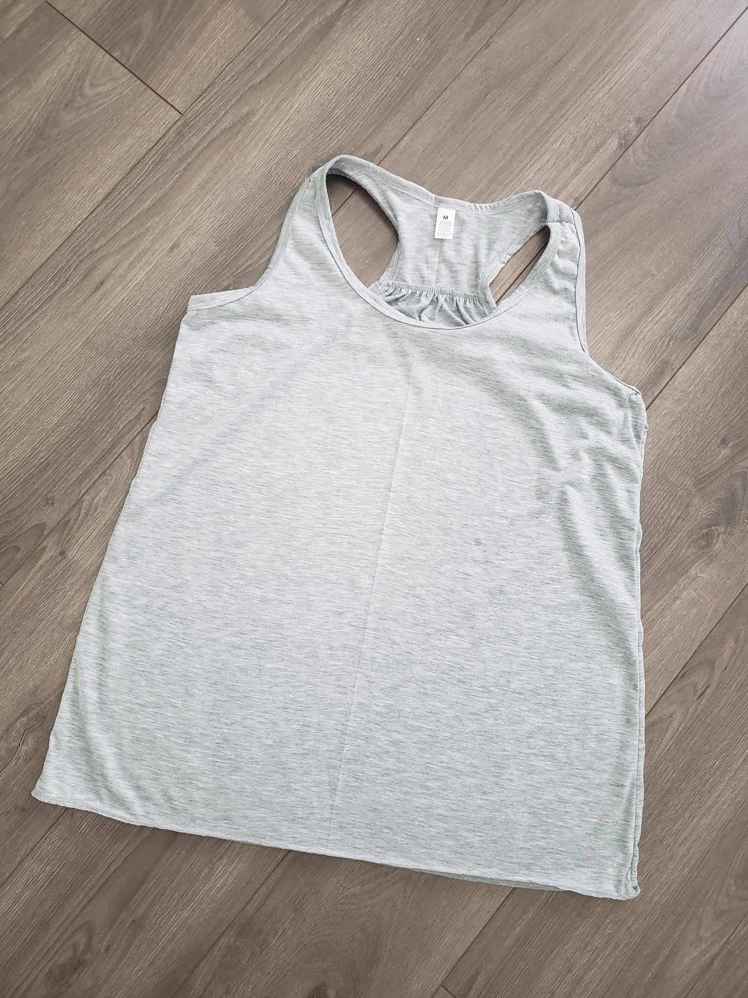 Adults Tank Tops - 100% Polyester (Sublimation or HTV) | Cutey K Blanks