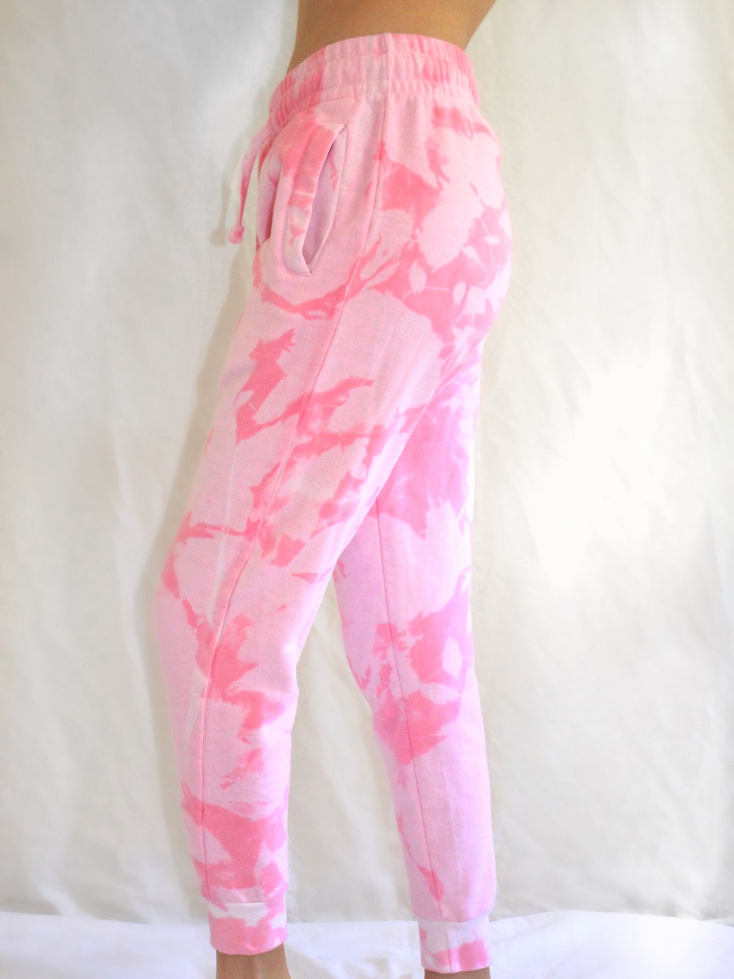 light pink sweatpants