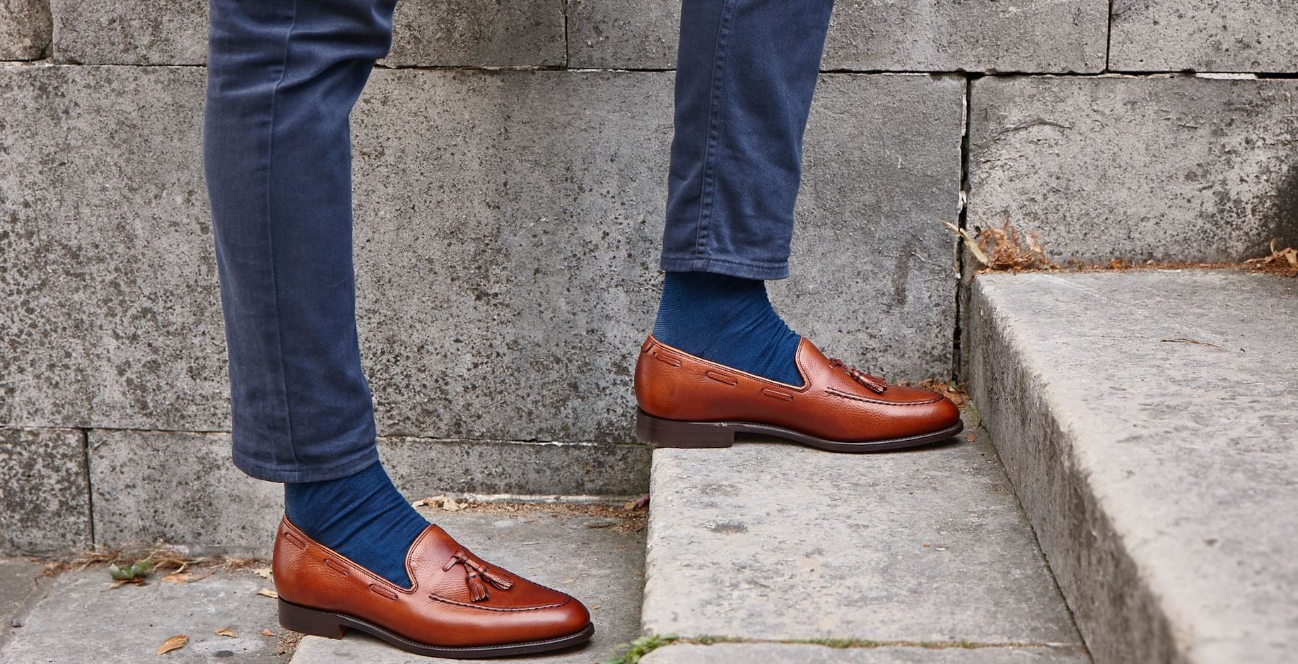 Newborough- Men's tassel loafer shoes by Barker