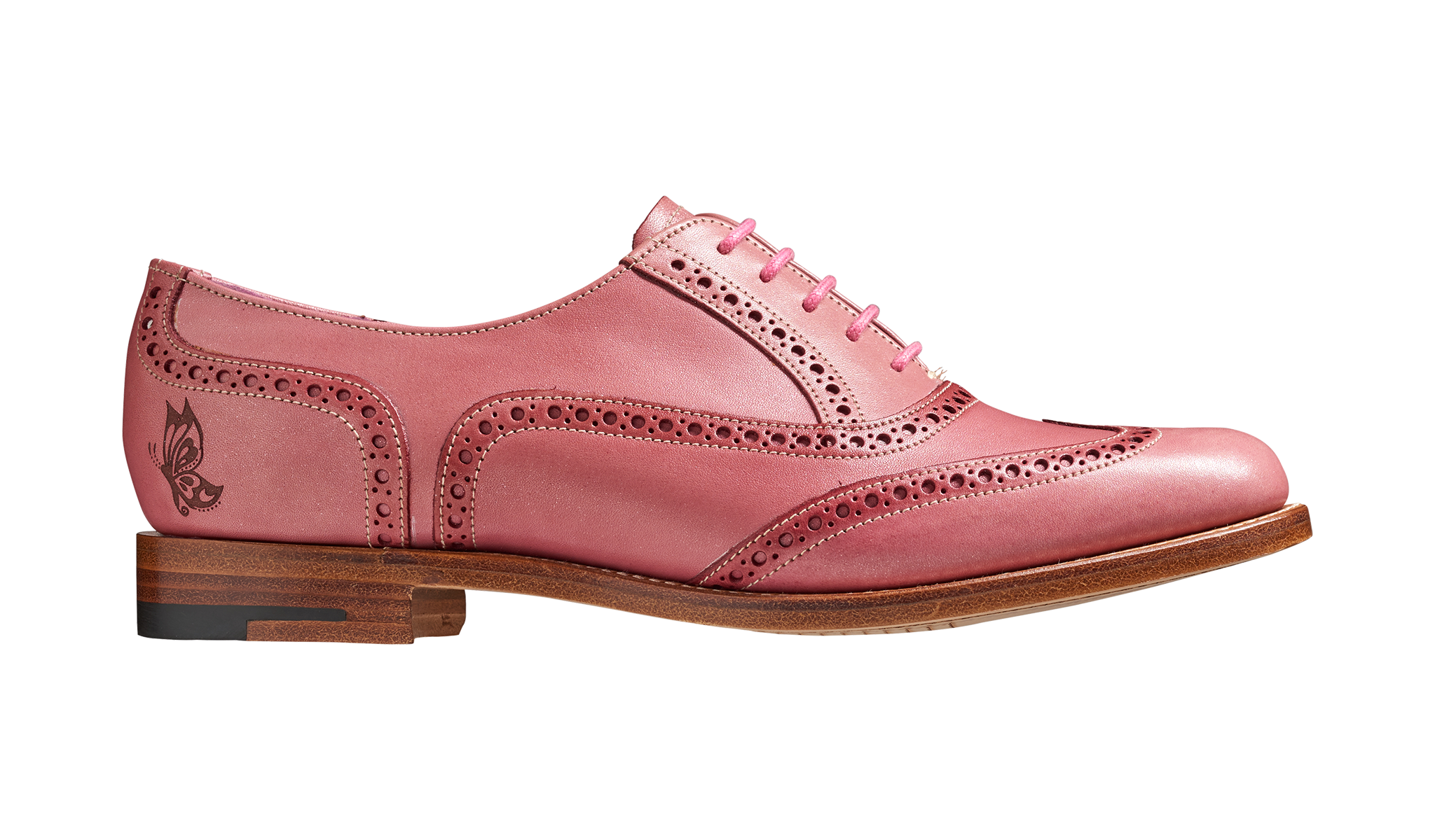 Santina Pink / Glitter Crust Brogue | Shoes USA