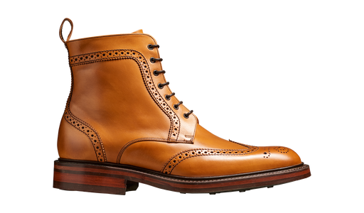 barker wingtip toe boots