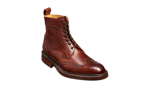 barker wingtip toe boots