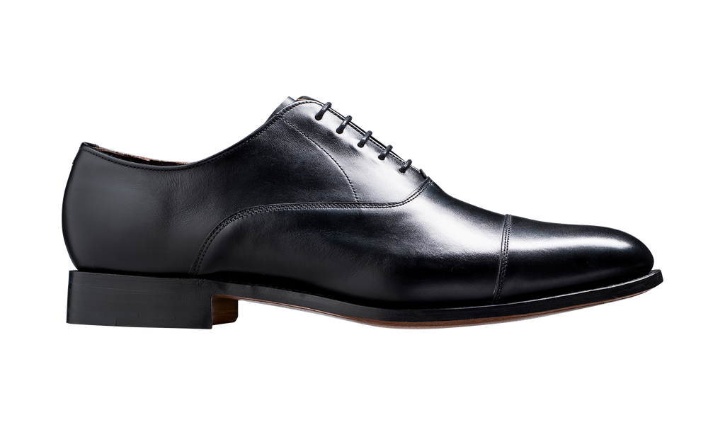 Duxford - Black Calf - Toe Cap Oxford | Mens Oxford | | Barker Shoes USA