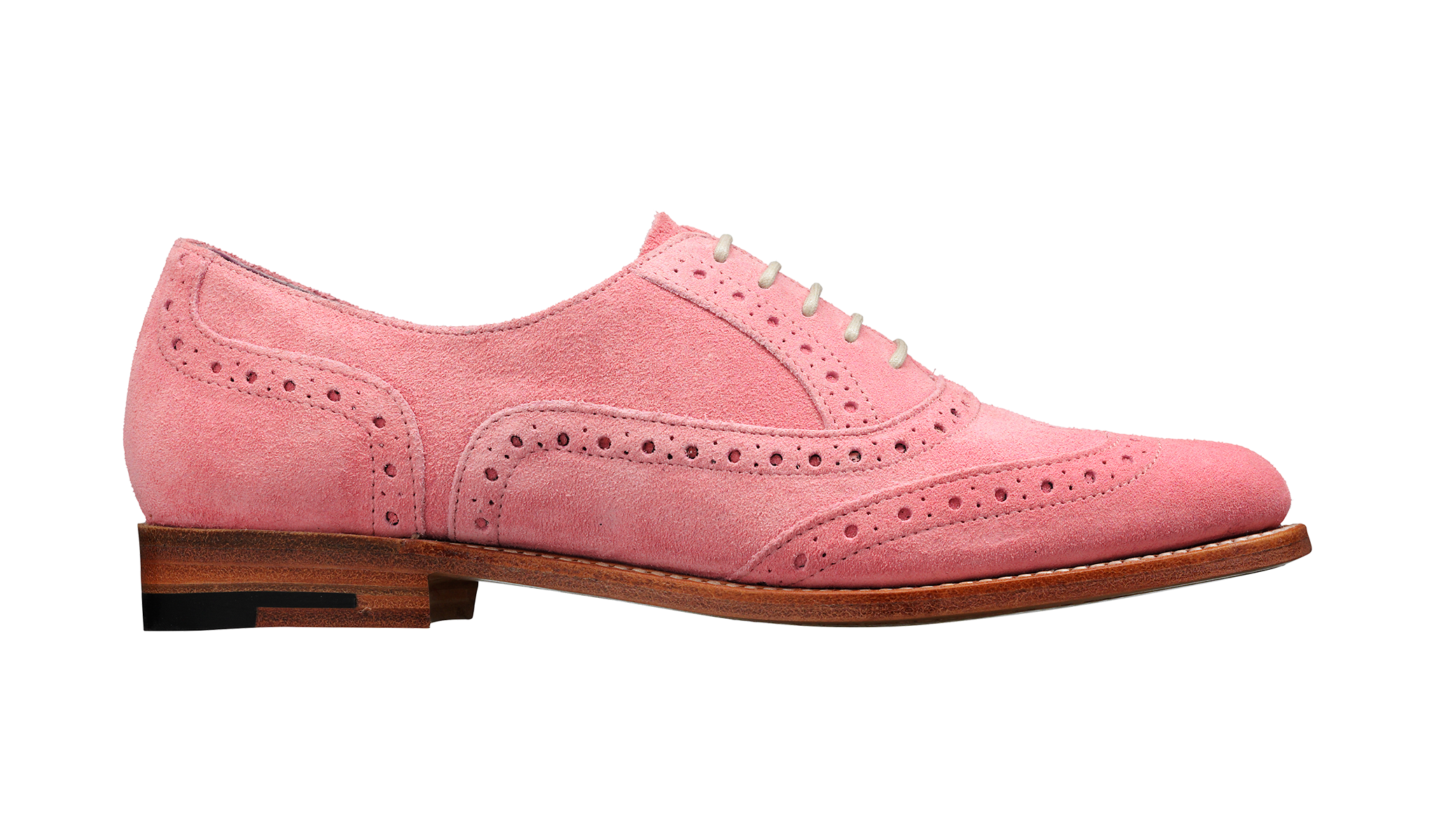 pink wingtip shoes