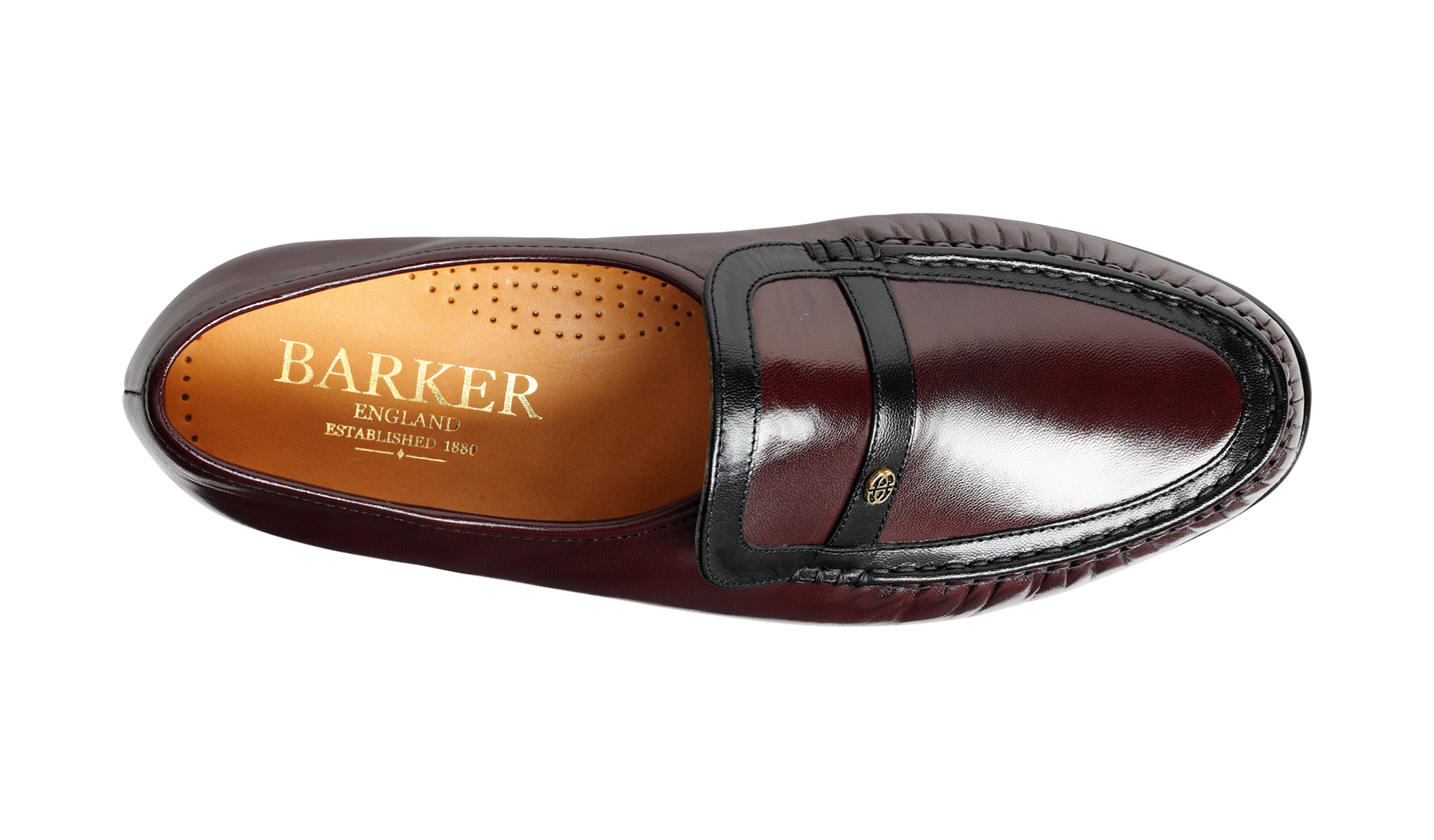 barker mens slip on shoes