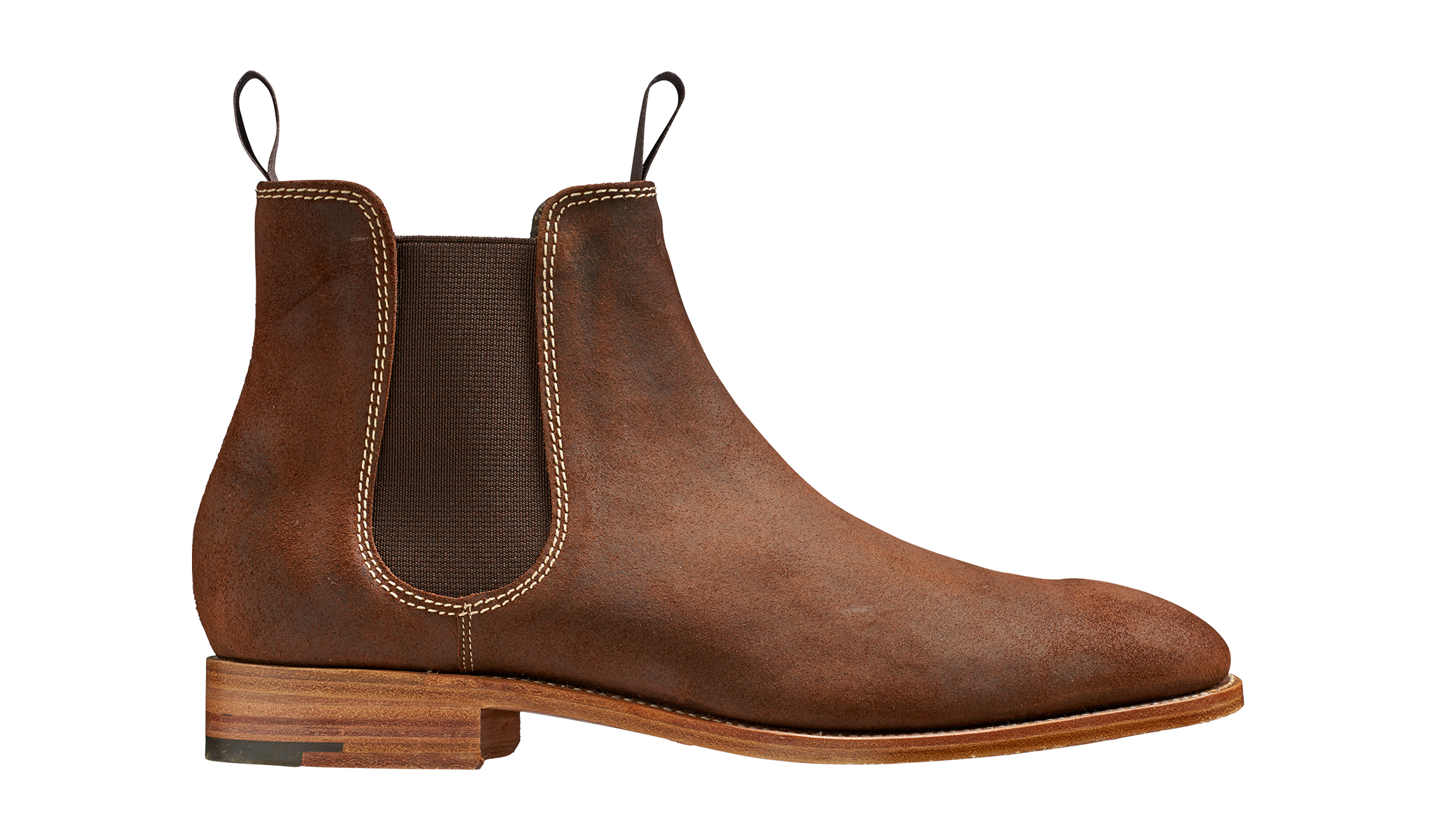 Mansfield - Brown Waxy Suede | Mens Boot | | Barker Shoes USA