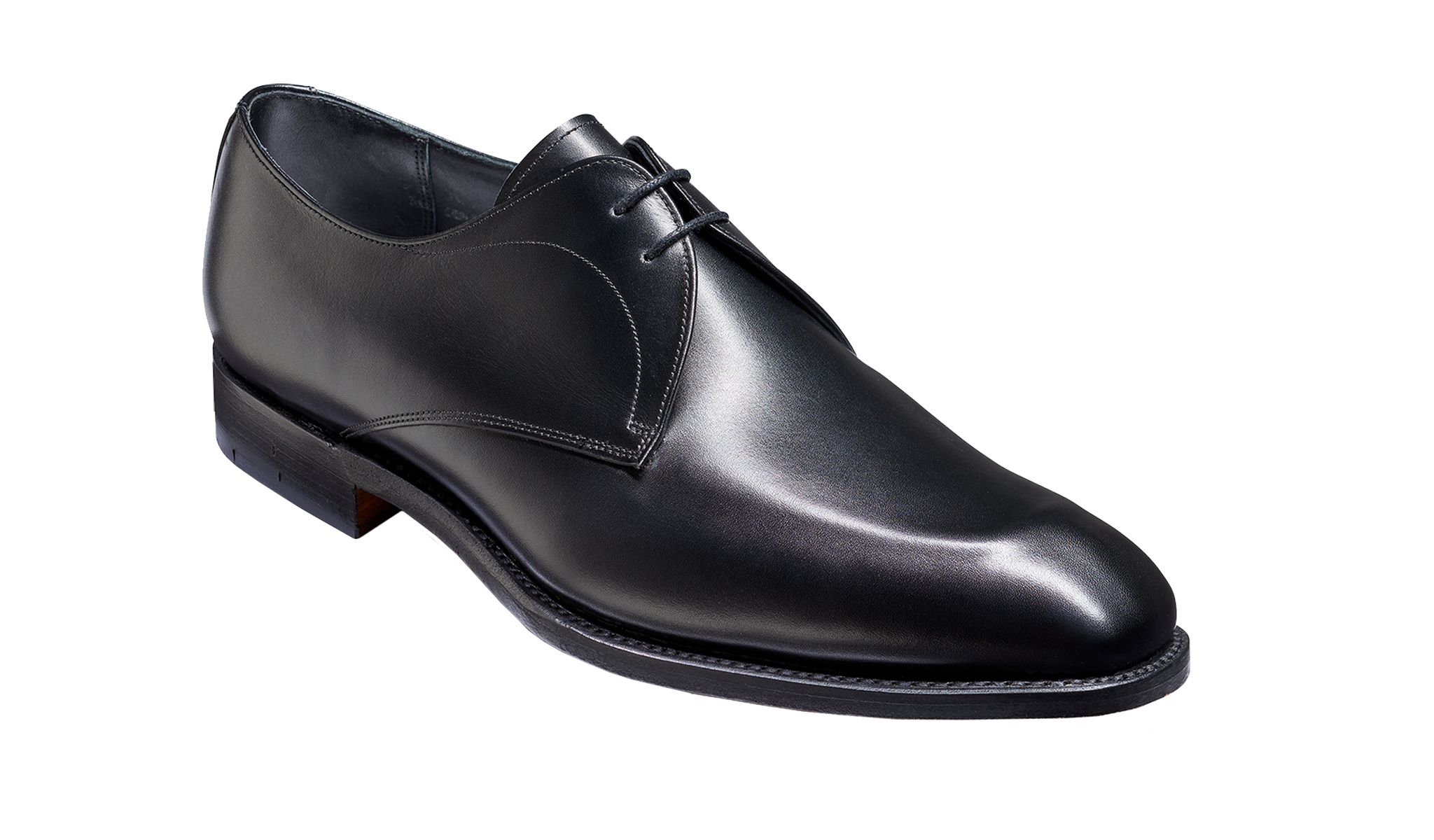 Purley - A black oxford shoe for men.