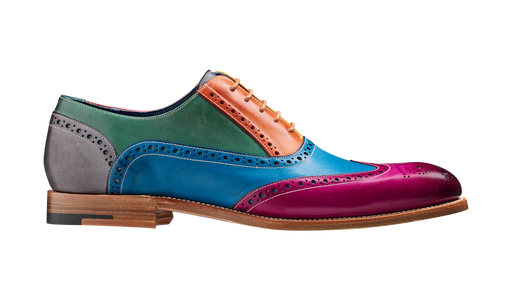barkers multi coloured brogues