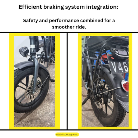 Efficient braking system integration - Safety and performance combined for a smoother ride.