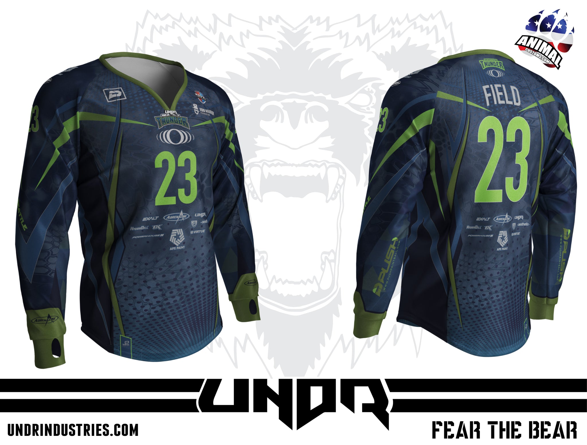 thunder away jersey