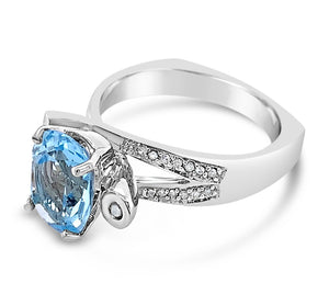 Daliglio 3.500 btw Blue Topaz Diamond 