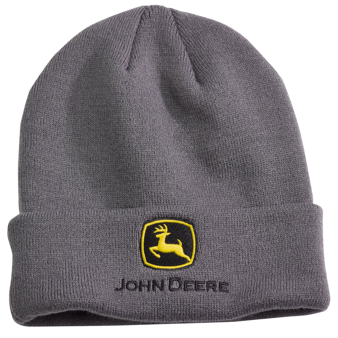 John Deere Charcoal Cuff Knit Beanie ShopPremier.ca Premier