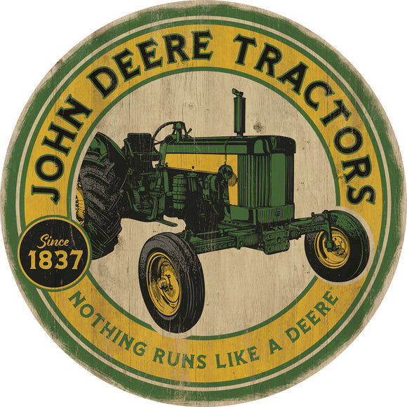 John Deere Rustic Circular Tractors Wood – ShopPremier.ca | Premier ...
