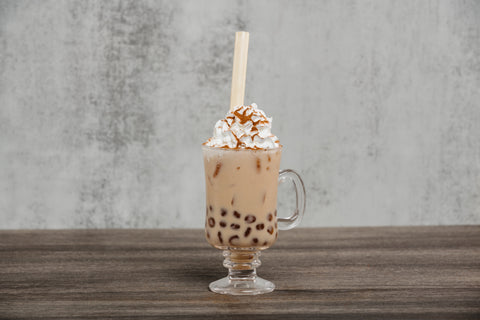 bebidas boba con sabor a cacao