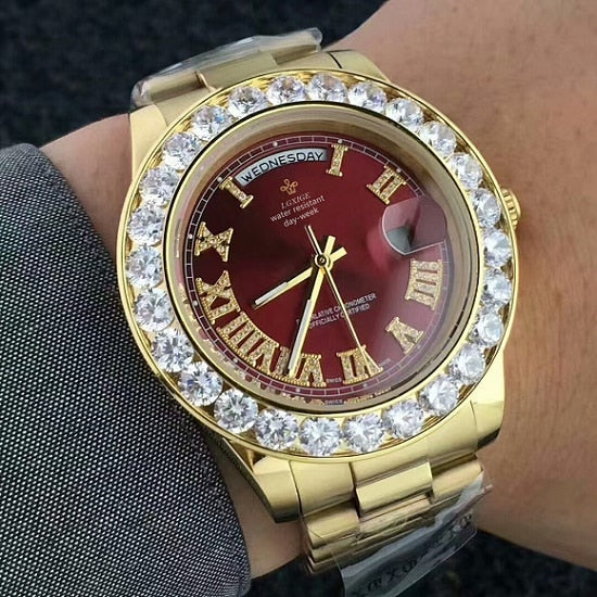 gold red face presidential ii