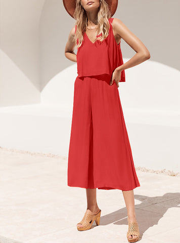 Chic Sweet Loose Jumpsuit