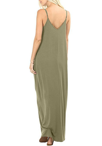 Casual Loose Maxi Cami Dress