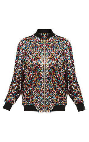 Colored Sequin Jacket