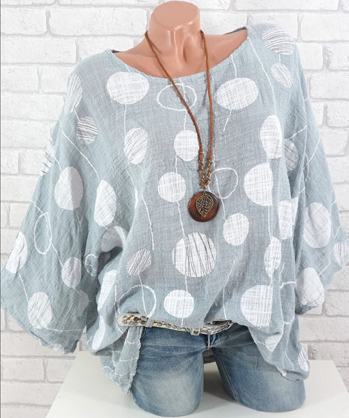 Loose Polka Dot Shirt
