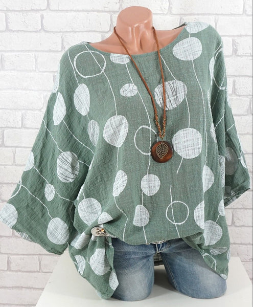 Loose Polka Dot Shirt
