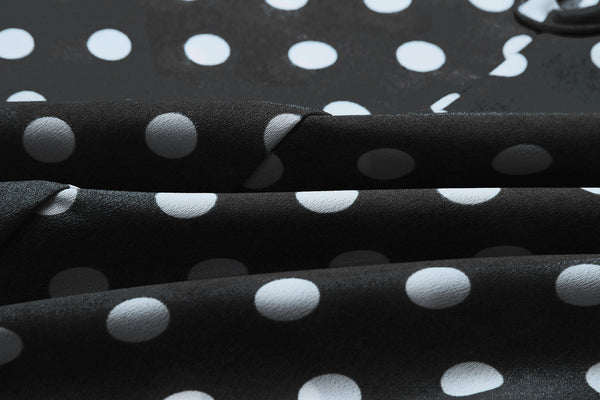 Sweet Ruffle Polka Dot Print Dress