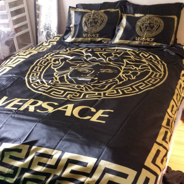 Gold Versace Bed Set Designer Bed Sheets