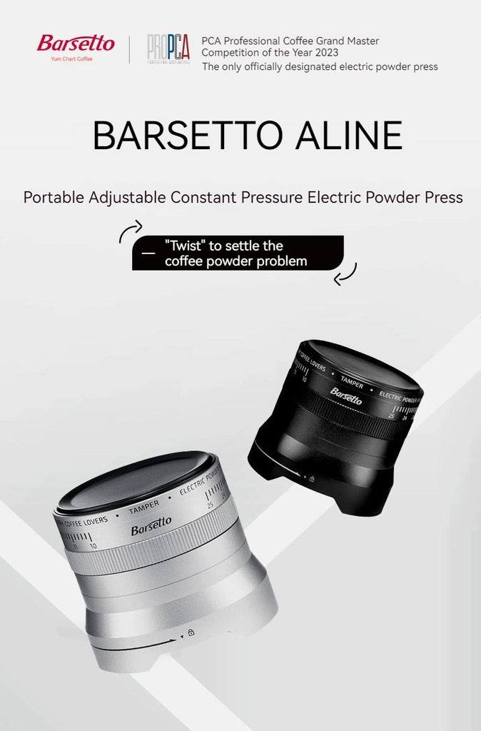 Barsetto ALINE wireless electric coffee press intelligent control constant pressure espresso powder 58mm