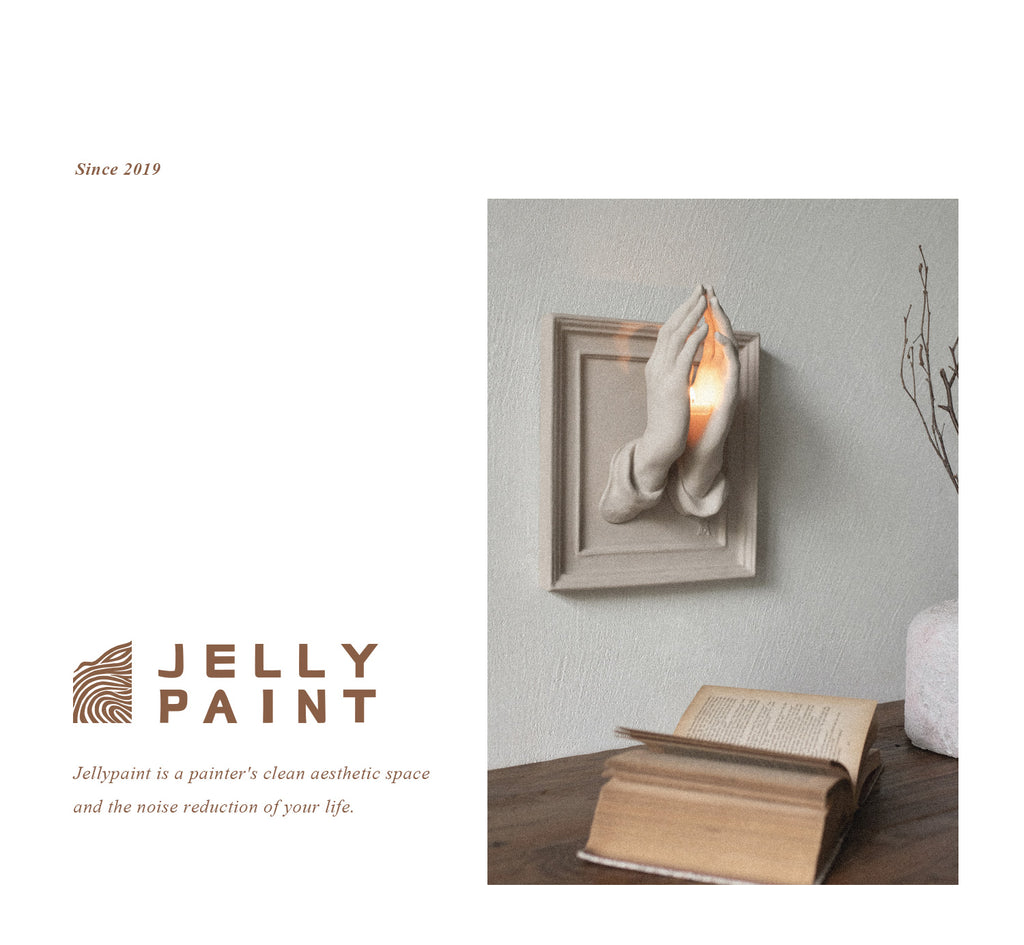 Jellypaint Original "Praying Hands"| Handmade Art Aroma Candle Holder Hanging Stereoscopic Premium Gift