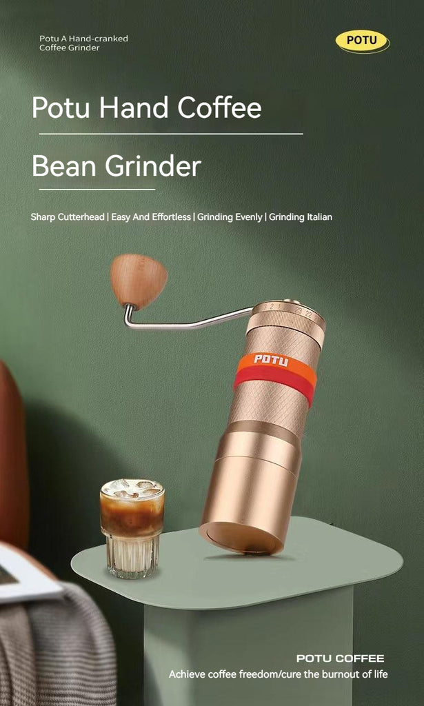 Manual Coffee Grinder Portable Adjustable Stainless Steel Burr Cozinha Utensilios Grinder Hierba Kitchen Accessories