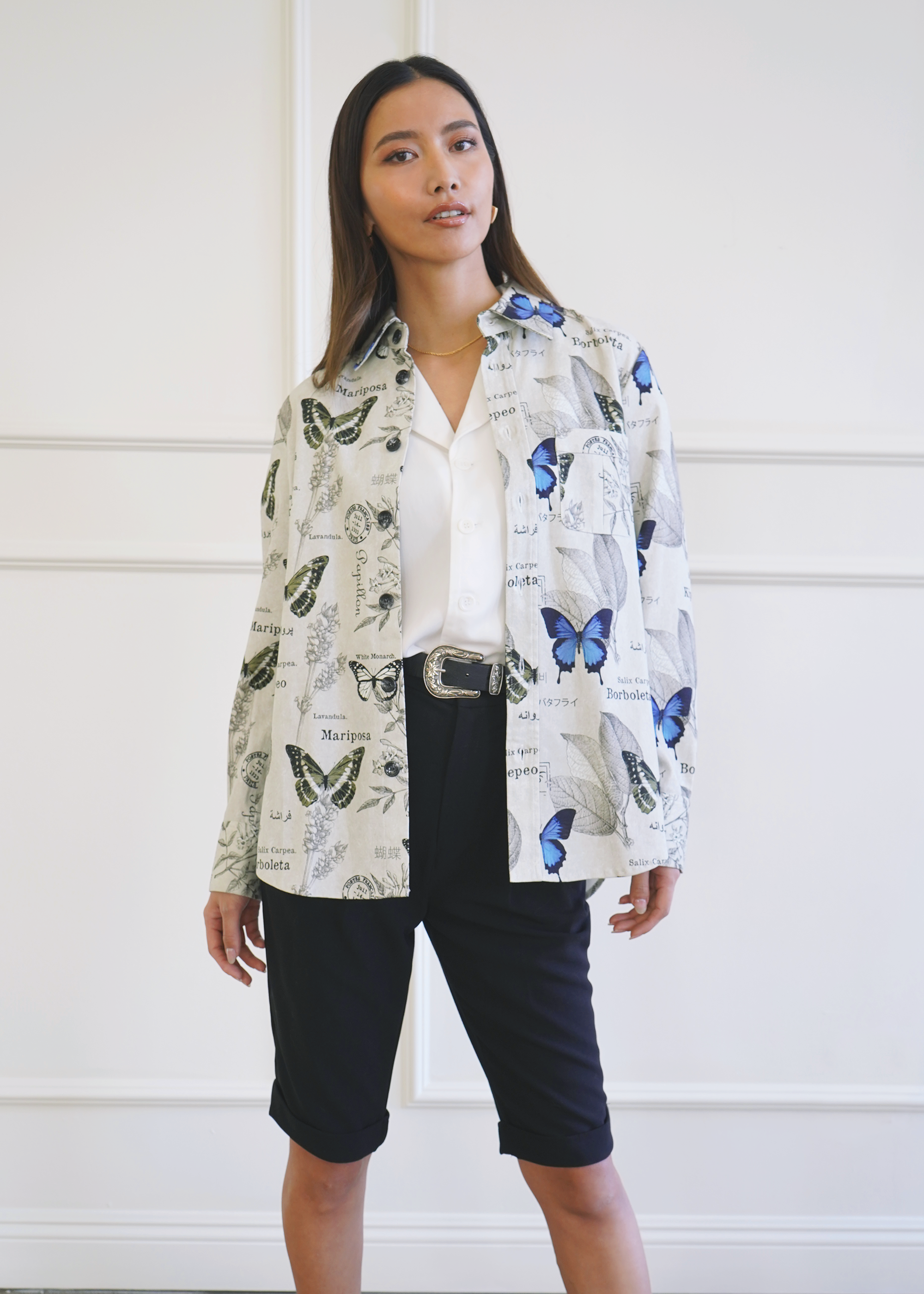 BELPER FLOWER SHIRT JACKET 22ss-