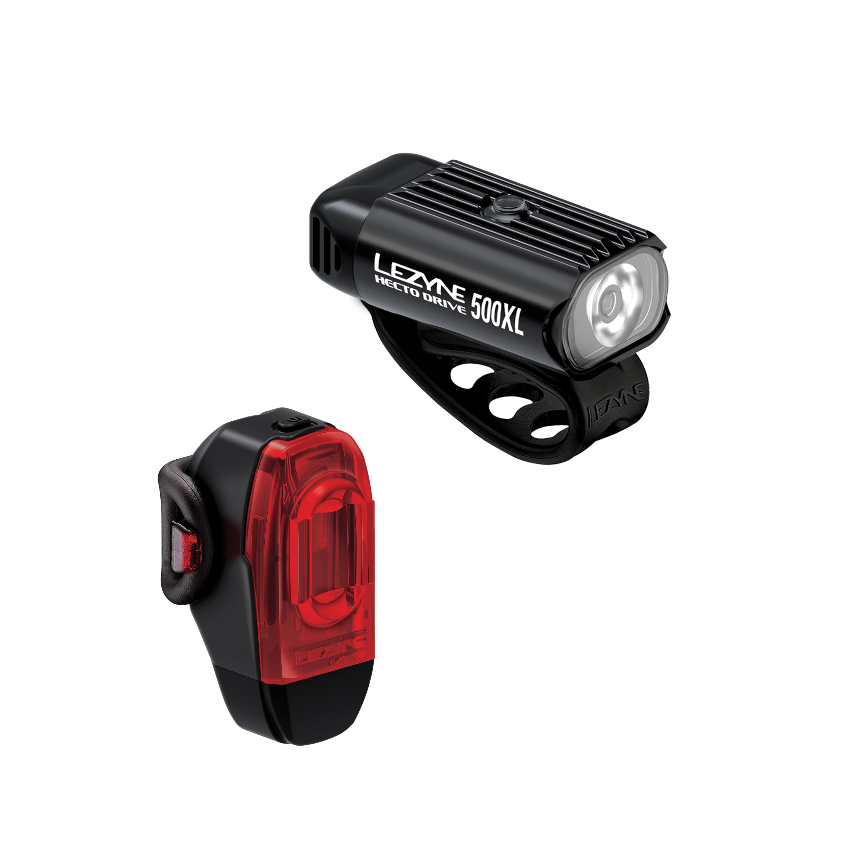 LEZYNE HECTO DRIVE 500XL / STRIP DRIVE PAIR | LED BIKE LIGHT SET