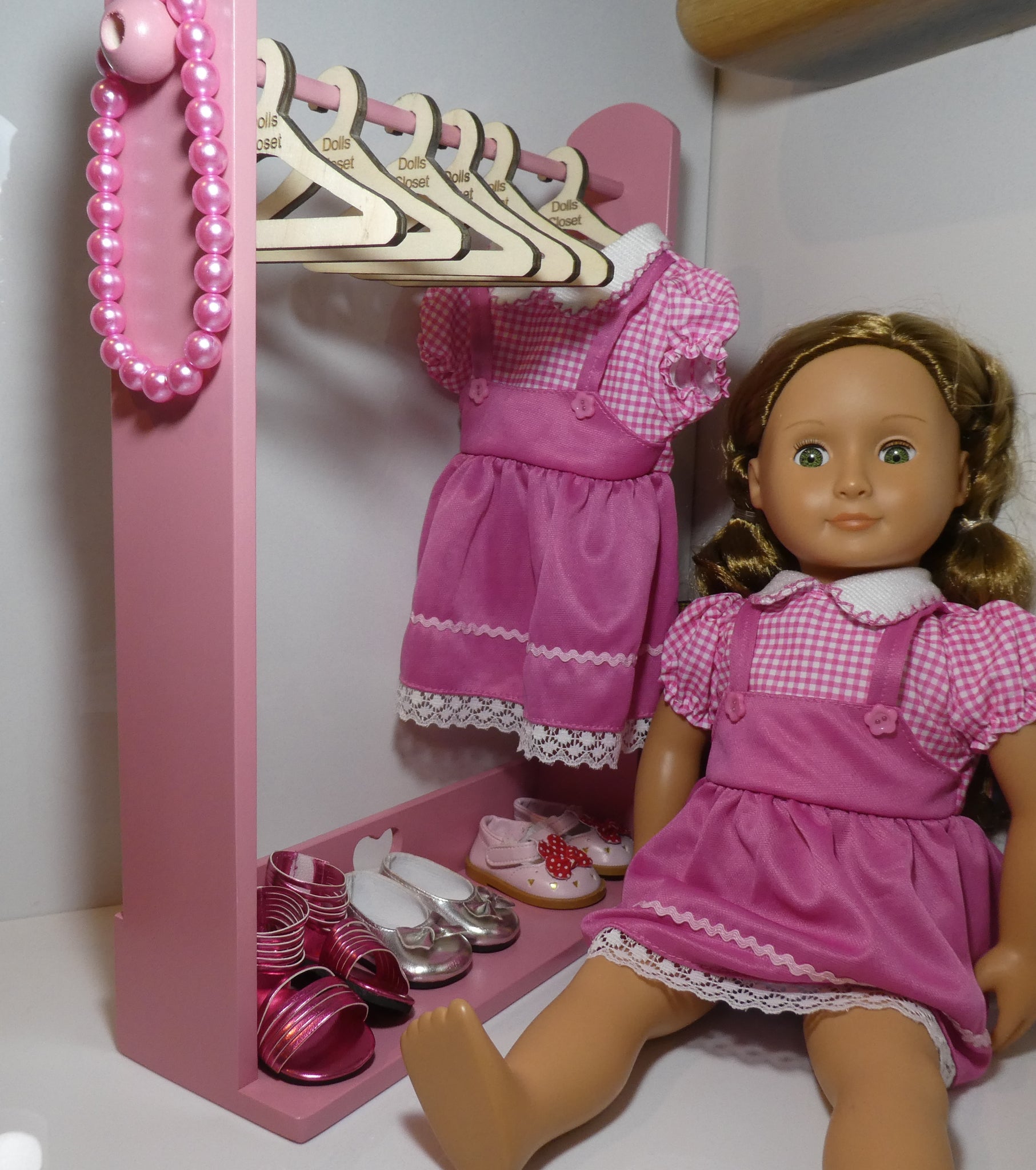 18 inch doll clothes rack