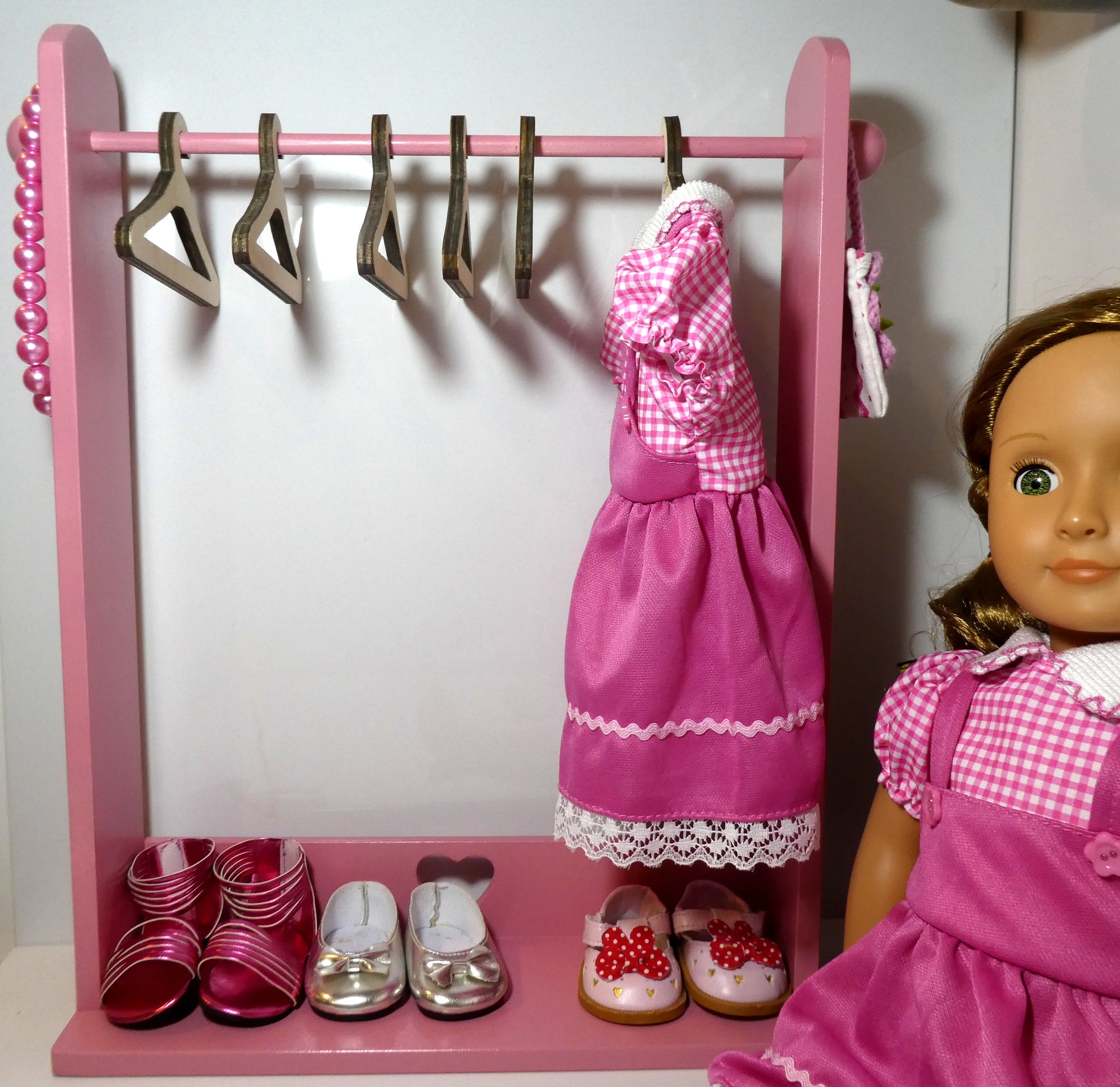 18 inch doll clothes rack