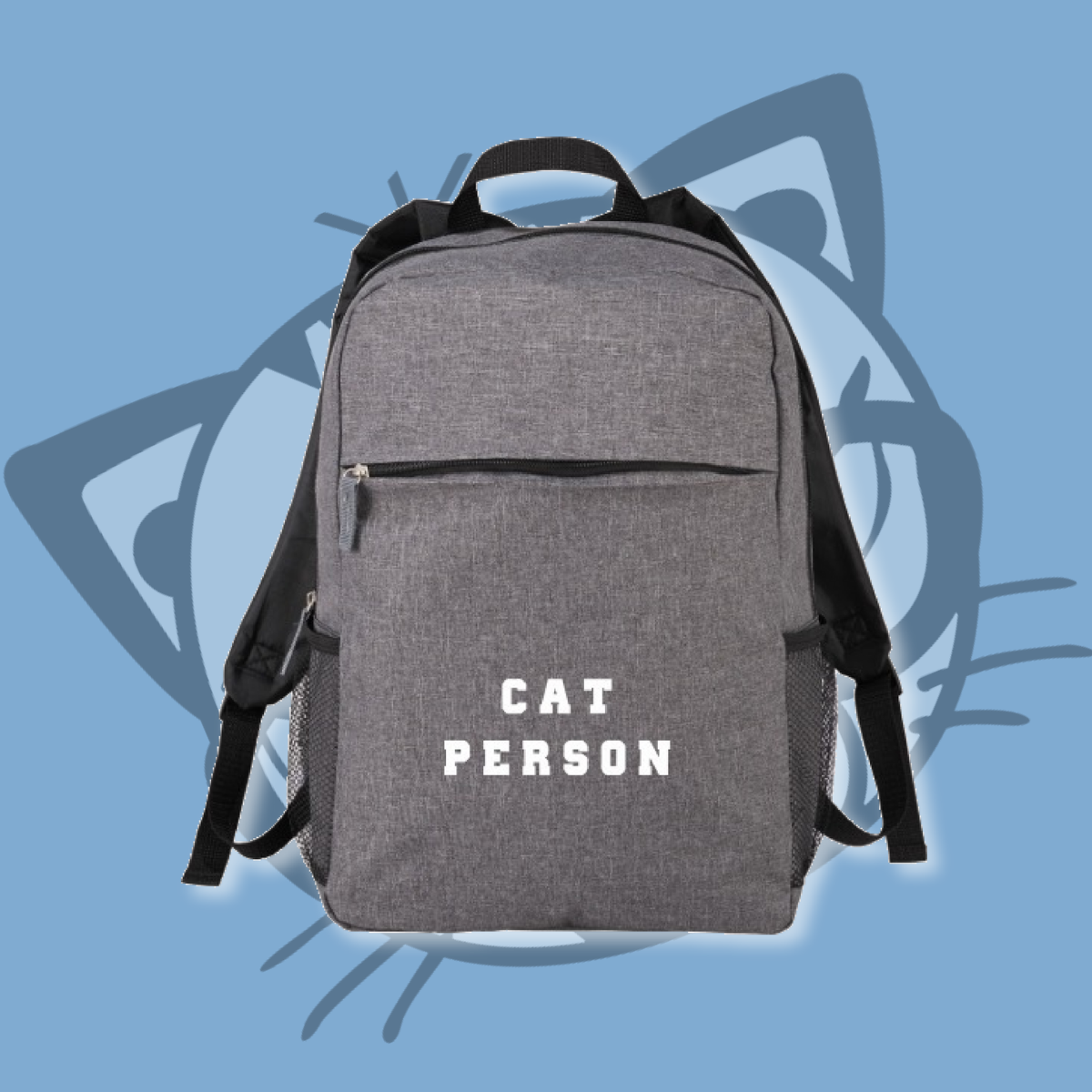 grey cat backpack