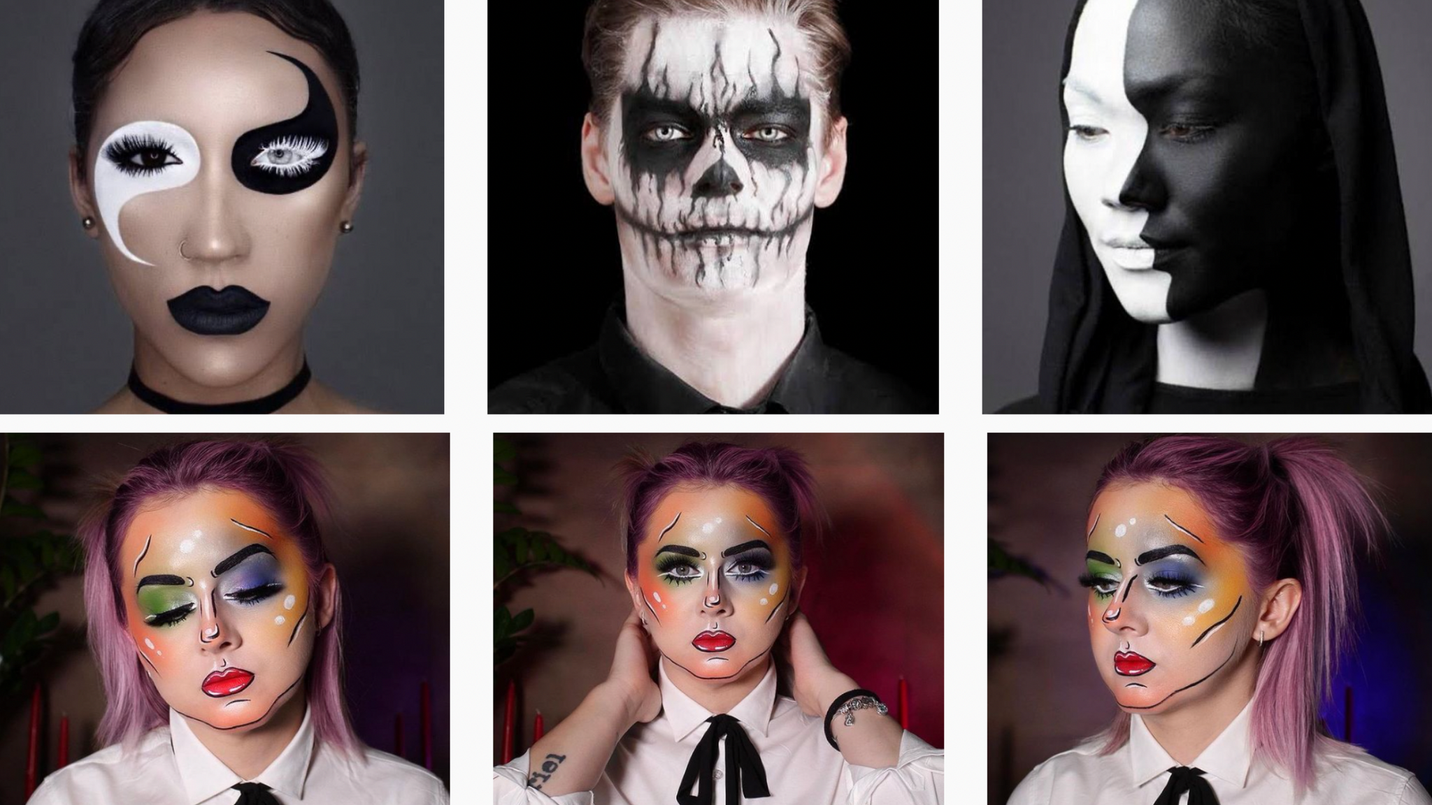 All You Need is Makeup for These 10 Halloween Looks - Easy